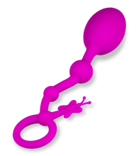 Load image into Gallery viewer, Butterfly silicone anal beads