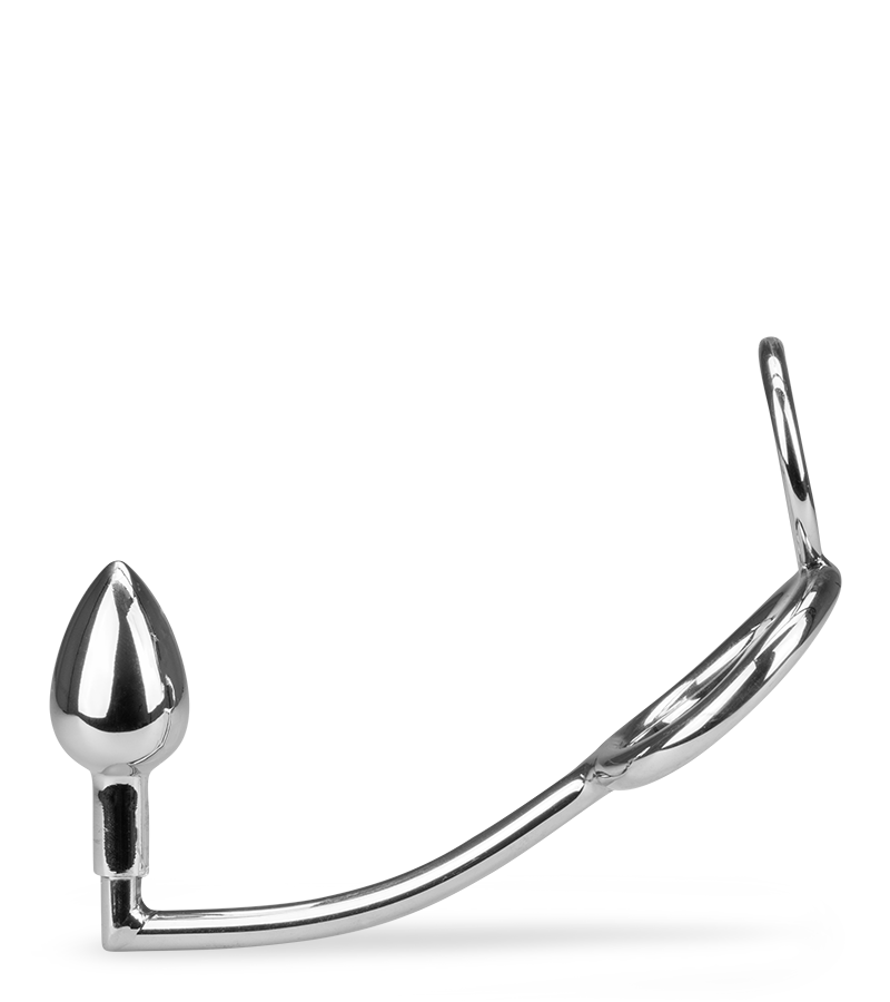 Captain Hook anal hook with double cock ring