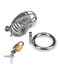 Load image into Gallery viewer, Captive penis chastity cage