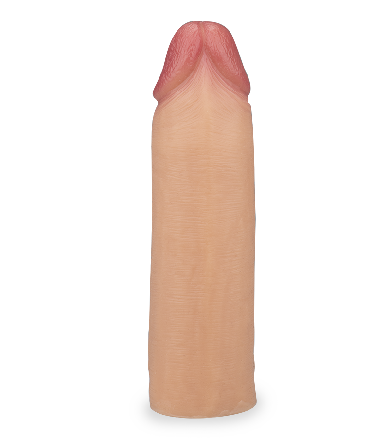 Caramel Kiss liquid silicone penis extension