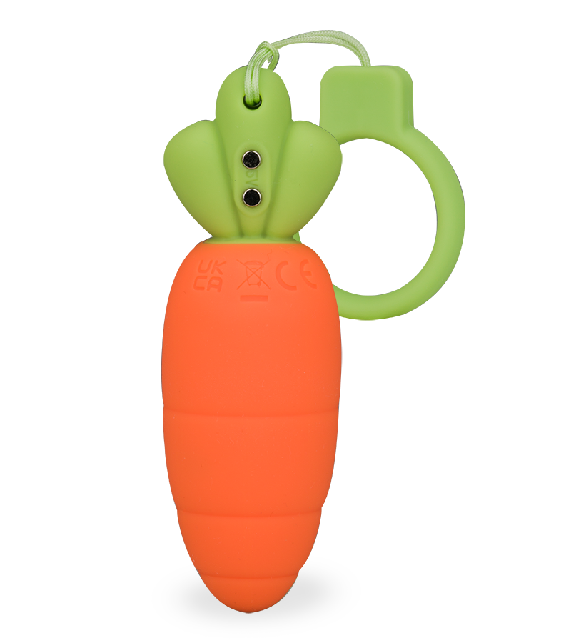 Carrot Cake silicone vibrating love egg 9 modes