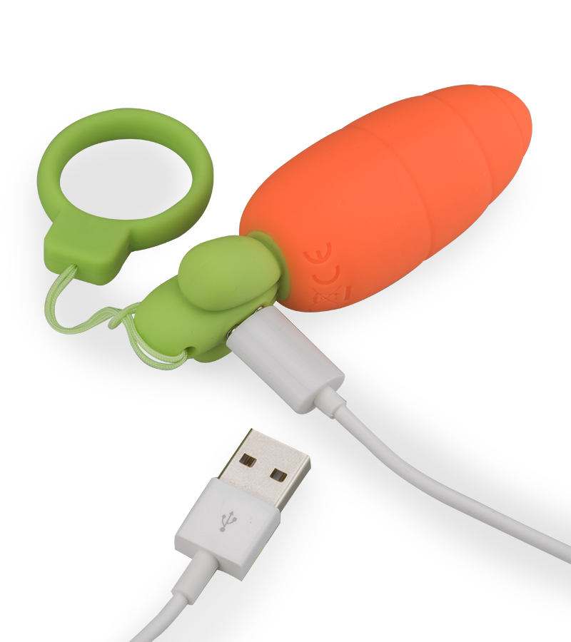 Carrot Cake silicone vibrating love egg 9 modes