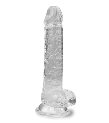 Casper realistic clear suction cup dildo