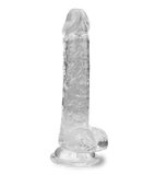 Casper realistic clear suction cup dildo