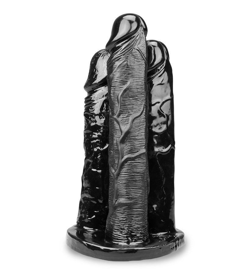 Cerberus realistic triple dildo