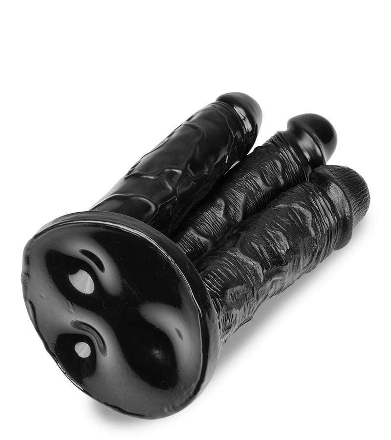 Cerberus realistic triple dildo