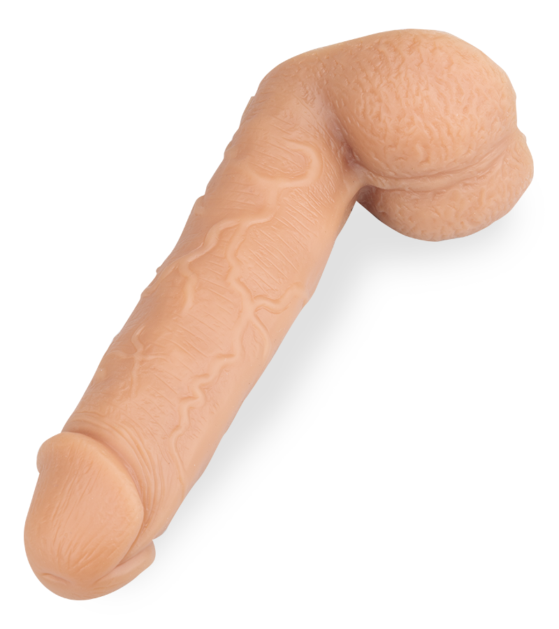 Charles hollow silicone strap-on dildo 6.75 inches