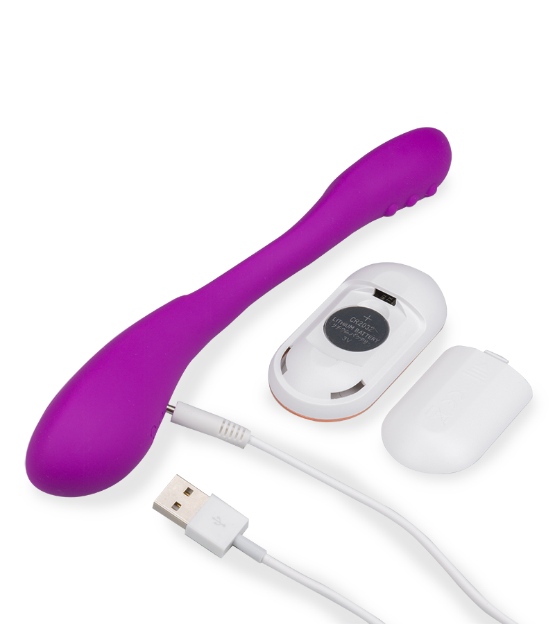 Cheer remote control bendable clit and G-spot stimulator