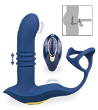 Chicago vibrating and thrusting prostate massager