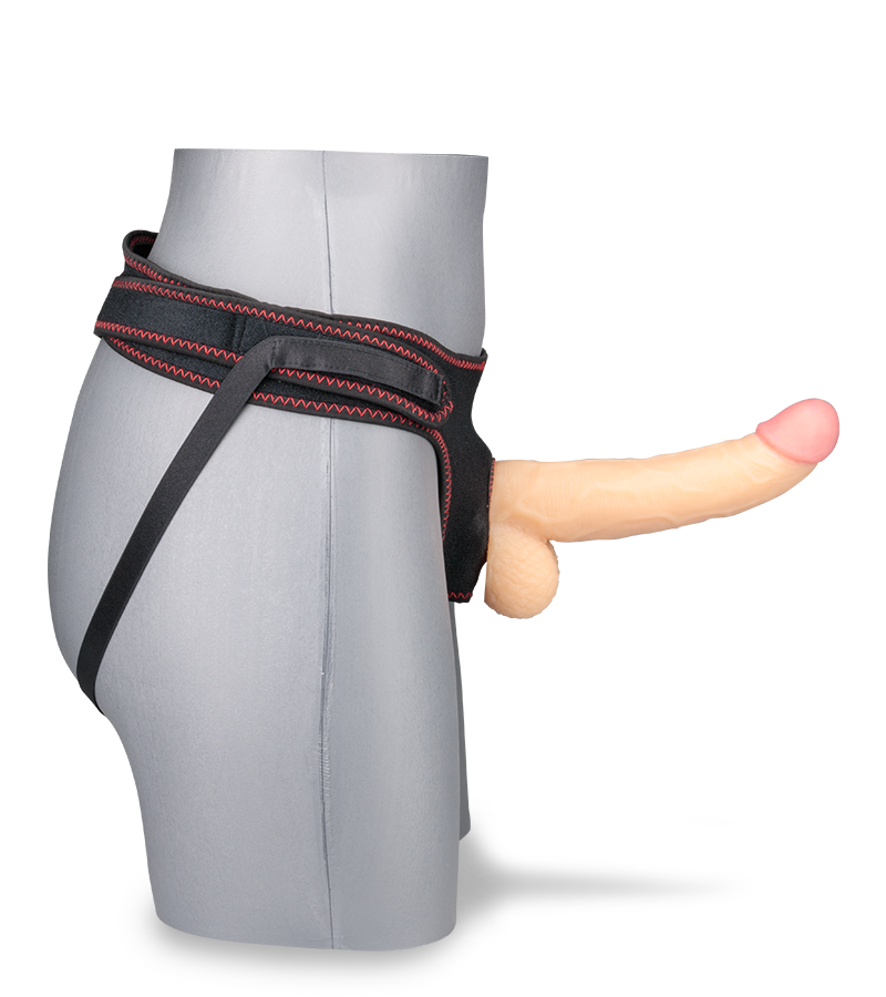 Chief realistic curved strap on dildo