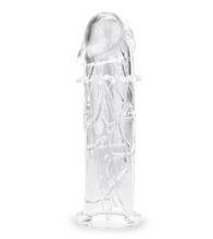 Load image into Gallery viewer, Clear nubby penis sleeve