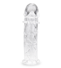 Load image into Gallery viewer, Clear nubby penis sleeve