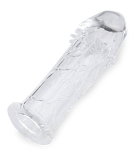 Load image into Gallery viewer, Clear nubby penis sleeve