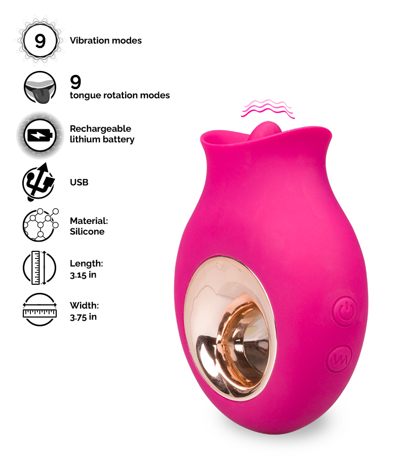 Cleopatra cunnilingus clitoral stimulator