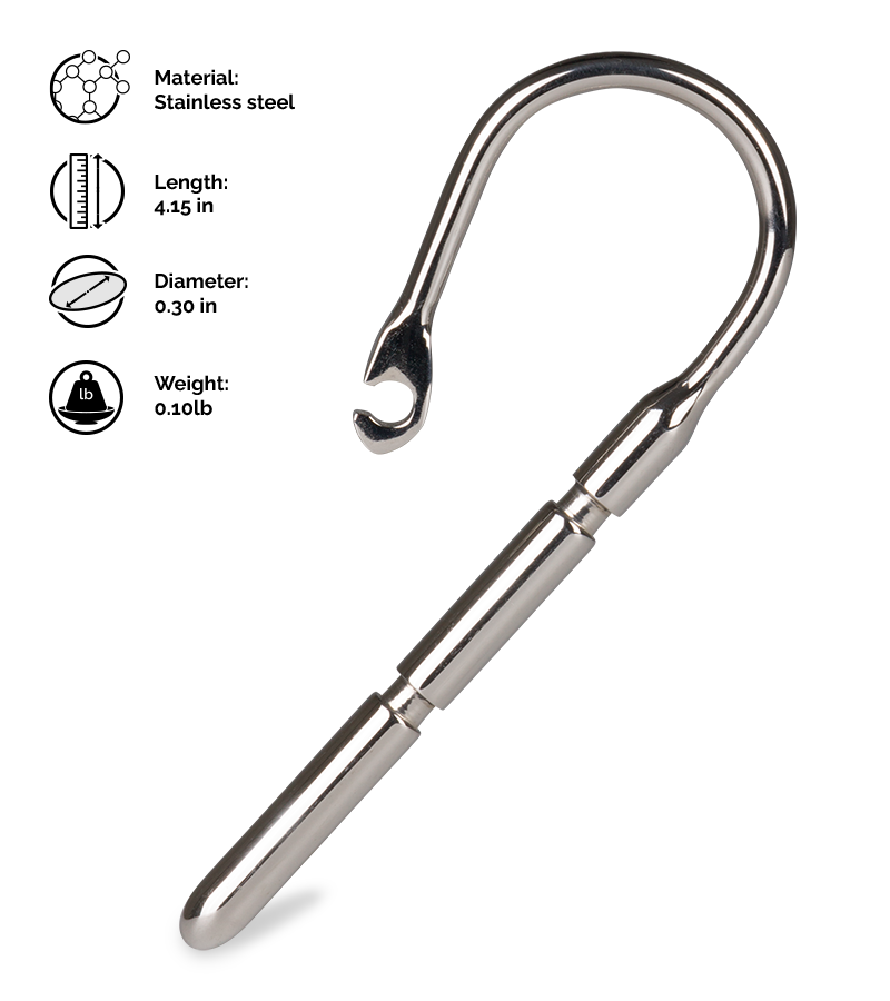 Clipy sperm-stopping penis plug