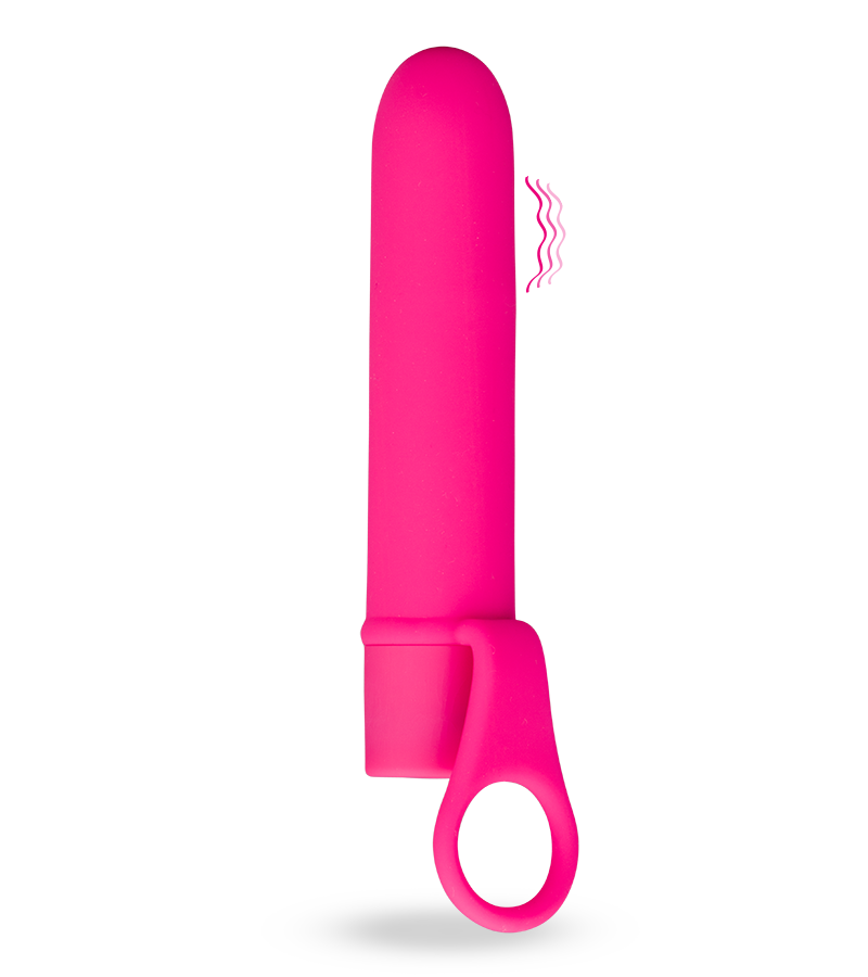 Clit-stimulating pocket bullet vibrator 10 speeds