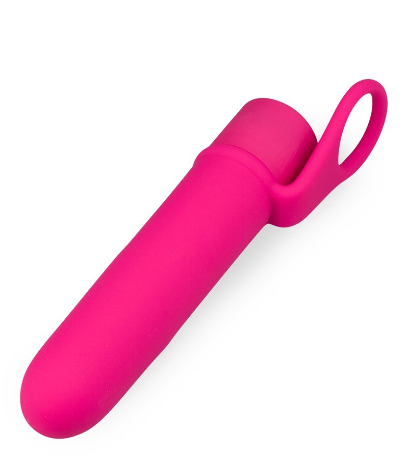 Clit-stimulating pocket bullet vibrator 10 speeds