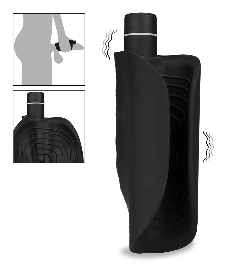 Cocoon vibrating masturbator