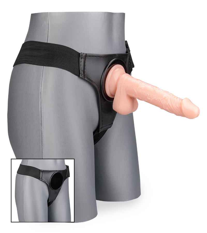 Cody suction-cup strap-on dildo 6.50 inches