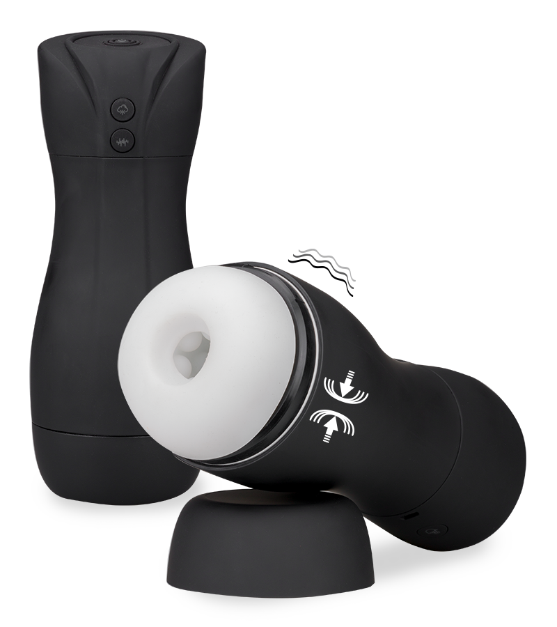 Colonel sucking and vibrating masturbator