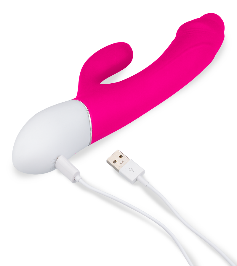Connie rabbit vibrator with foreskin