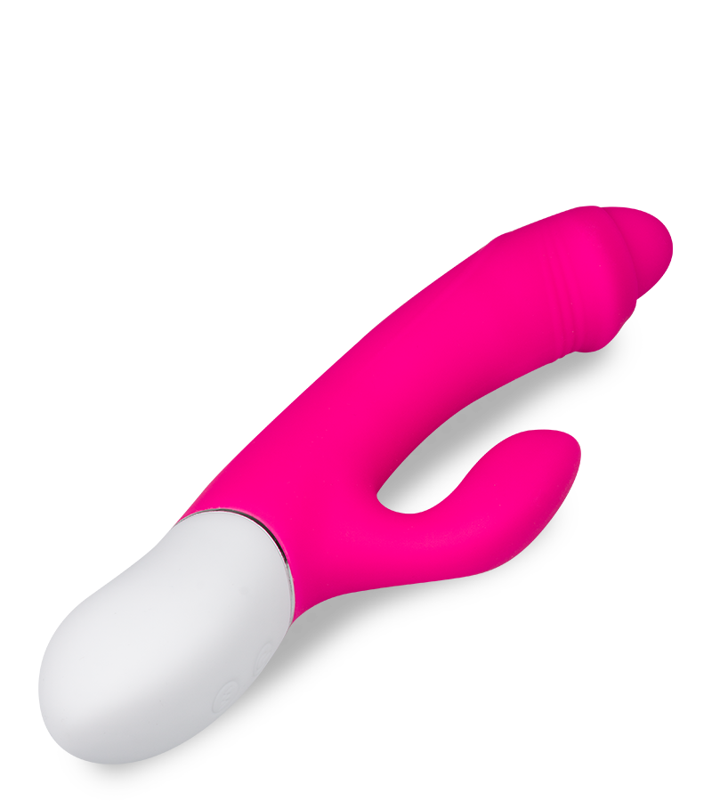 Connie rabbit vibrator with foreskin