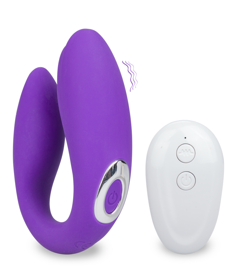 Cooler remote control couples vibrator