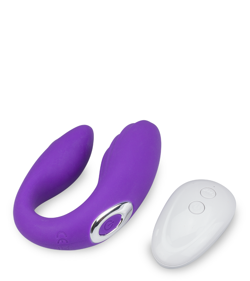Cooler remote control couples vibrator