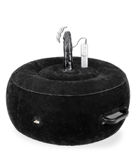Load image into Gallery viewer, Crazy Rider round inflatable pillow with vibrating dildo
