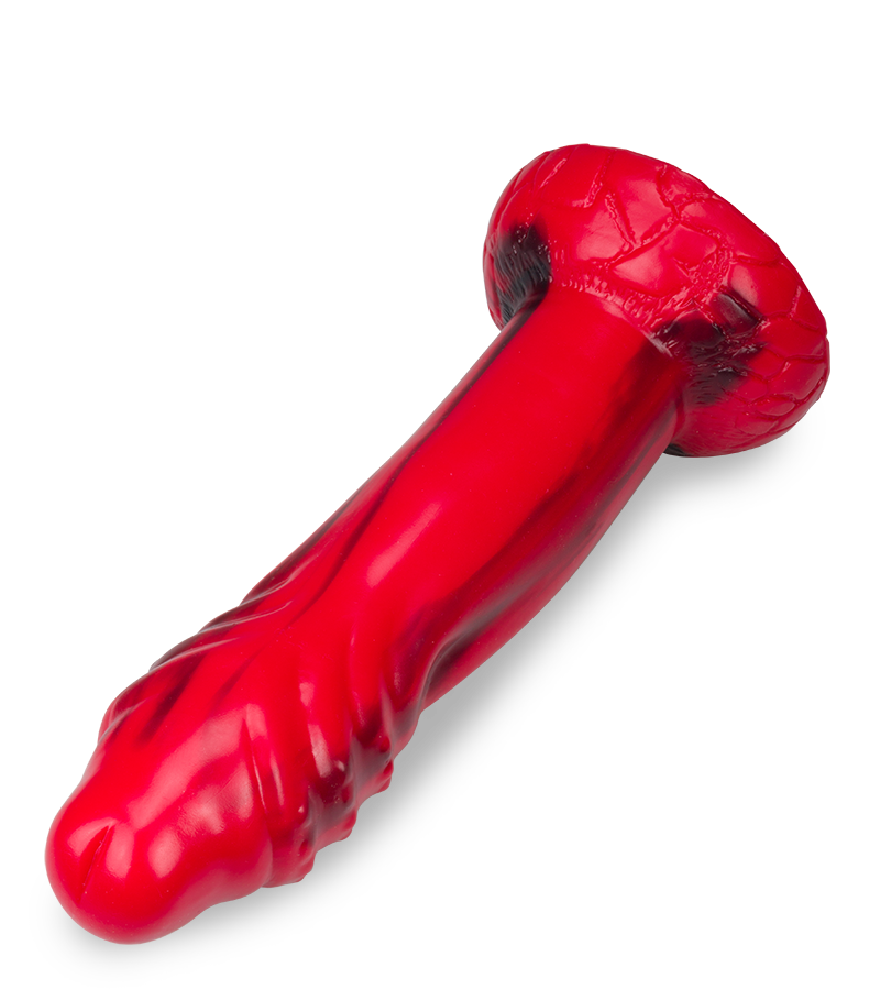 Crocodile suction cup animal dildo