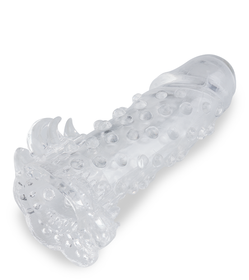 Crystal textured penis sleeve