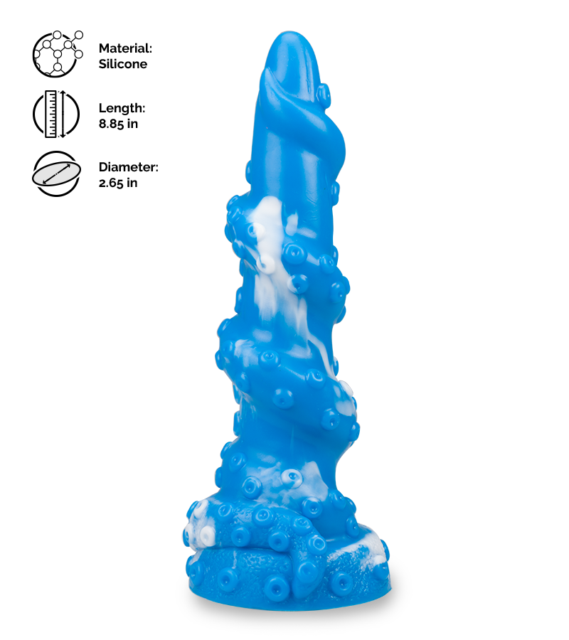 Cthulhu tentacle suction cup dildo