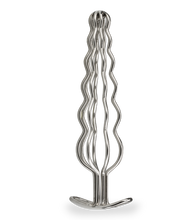 Load image into Gallery viewer, Curl wavy metal bar butt plug