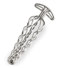 Load image into Gallery viewer, Curl wavy metal bar butt plug