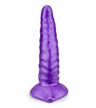 Load image into Gallery viewer, Curved dragon suction-cup dildo 7.75 inches