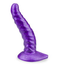Load image into Gallery viewer, Curved dragon suction-cup dildo 7.75 inches