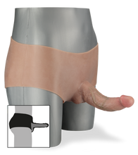 Load image into Gallery viewer, Dany strap-on hollow second skin curved dildo