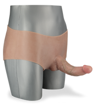 Load image into Gallery viewer, Dany strap-on hollow second skin curved dildo