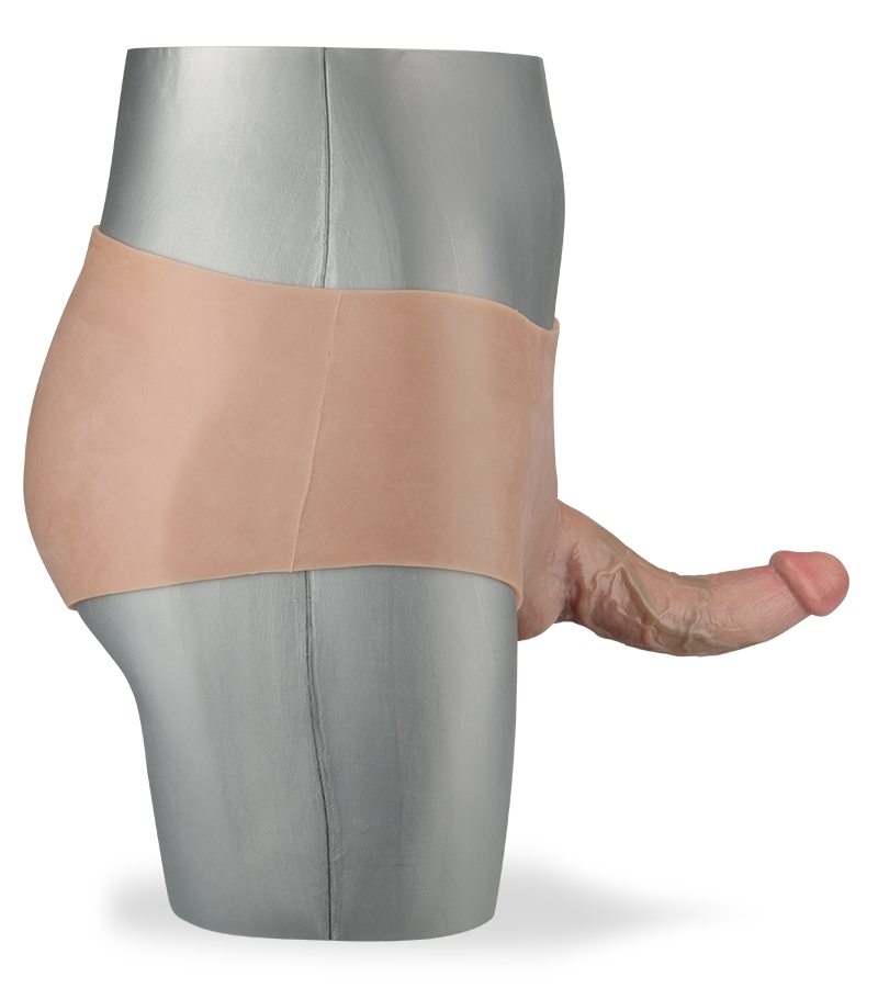 Dany strap-on hollow second skin curved dildo