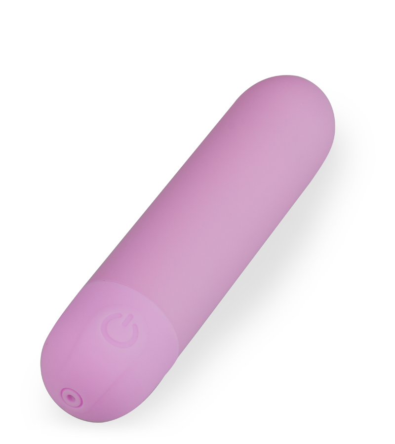 Dazzling rechargeable silicone bullet vibrator