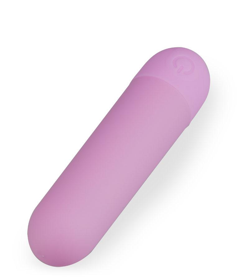 Dazzling rechargeable silicone bullet vibrator