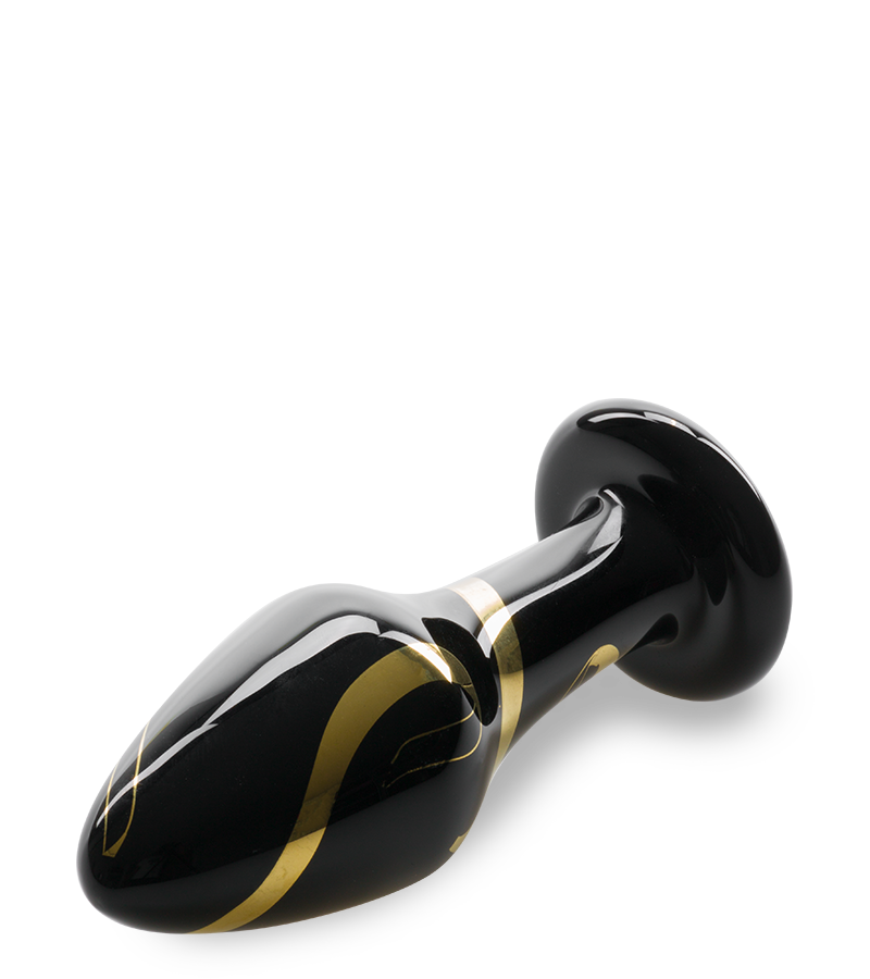 Delicacy glass butt plug