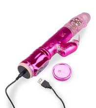 Load image into Gallery viewer, Deluxe XXL thrusting rabbit vibrator