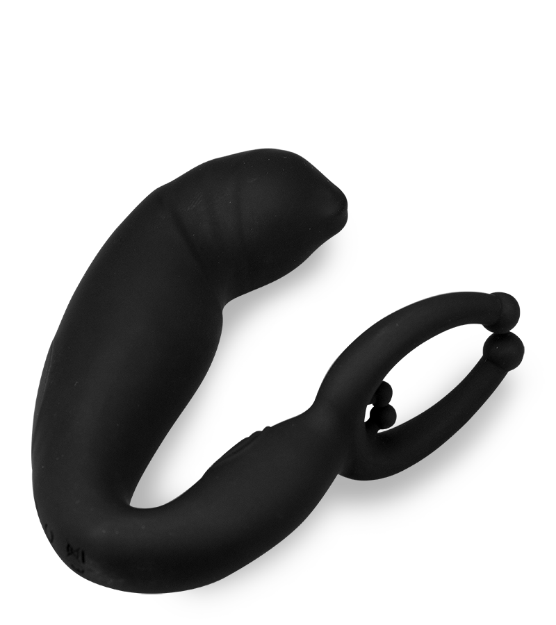 Demon vibrating prostate and testicular massager