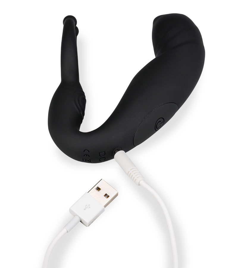 Demon vibrating prostate and testicular massager