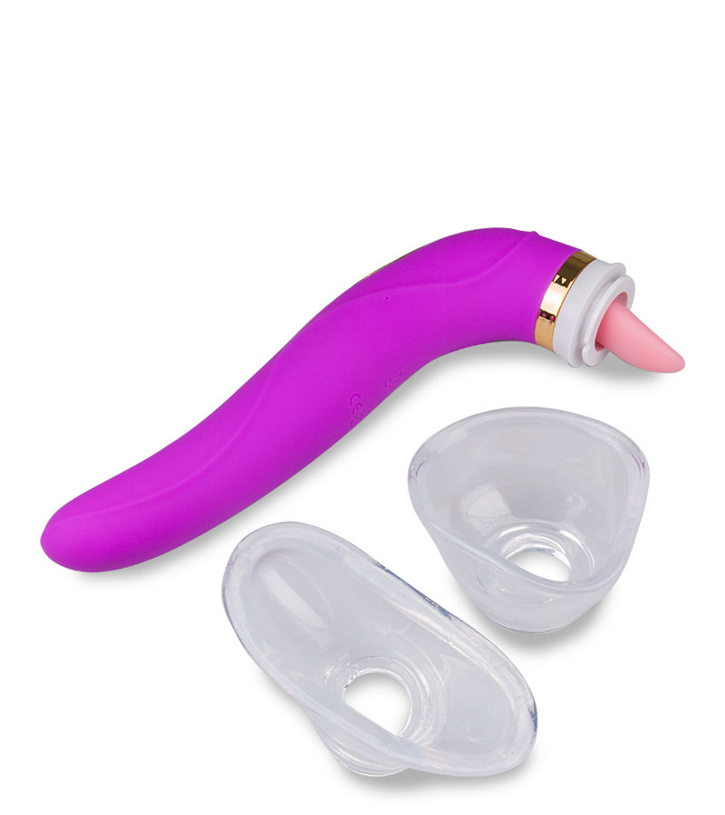 Destiny pussy pump with tongue and vibrator