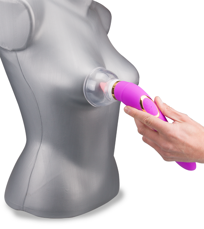 Destiny pussy pump with tongue and vibrator