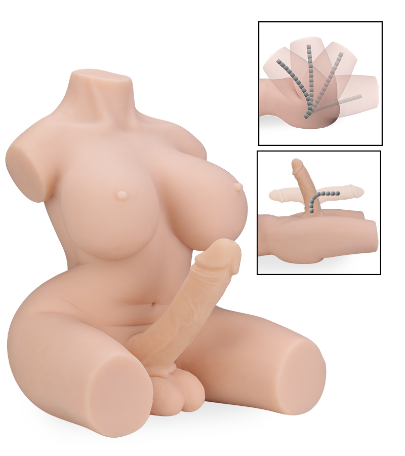 Dina trans sex torso with penis and anus 16 lb