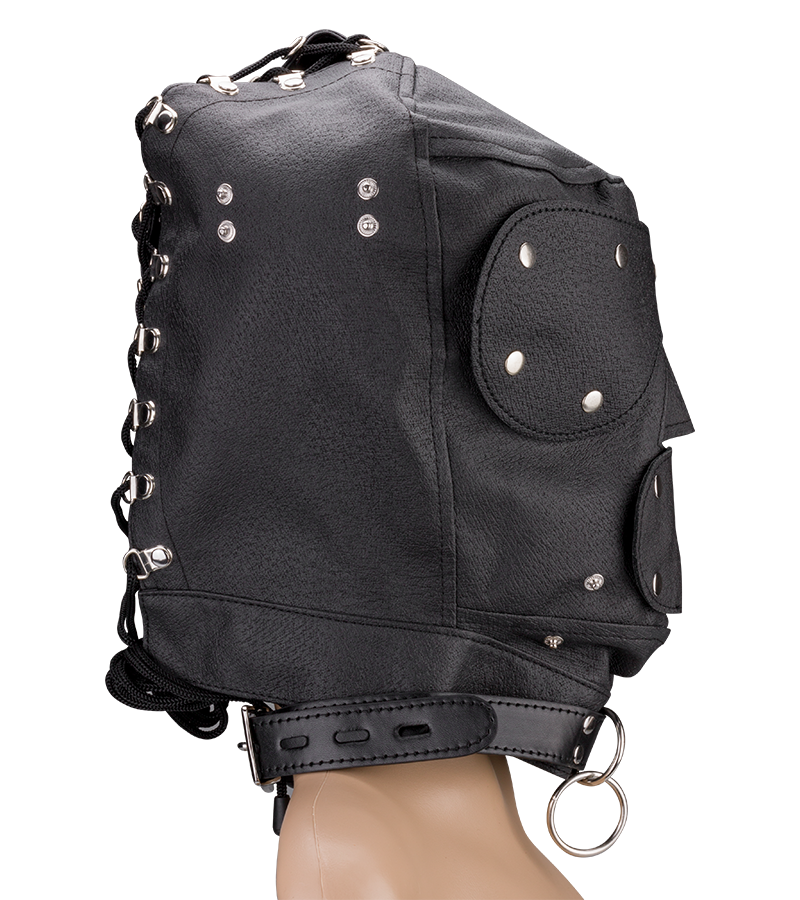 Doberman BDSM hood for puppy play