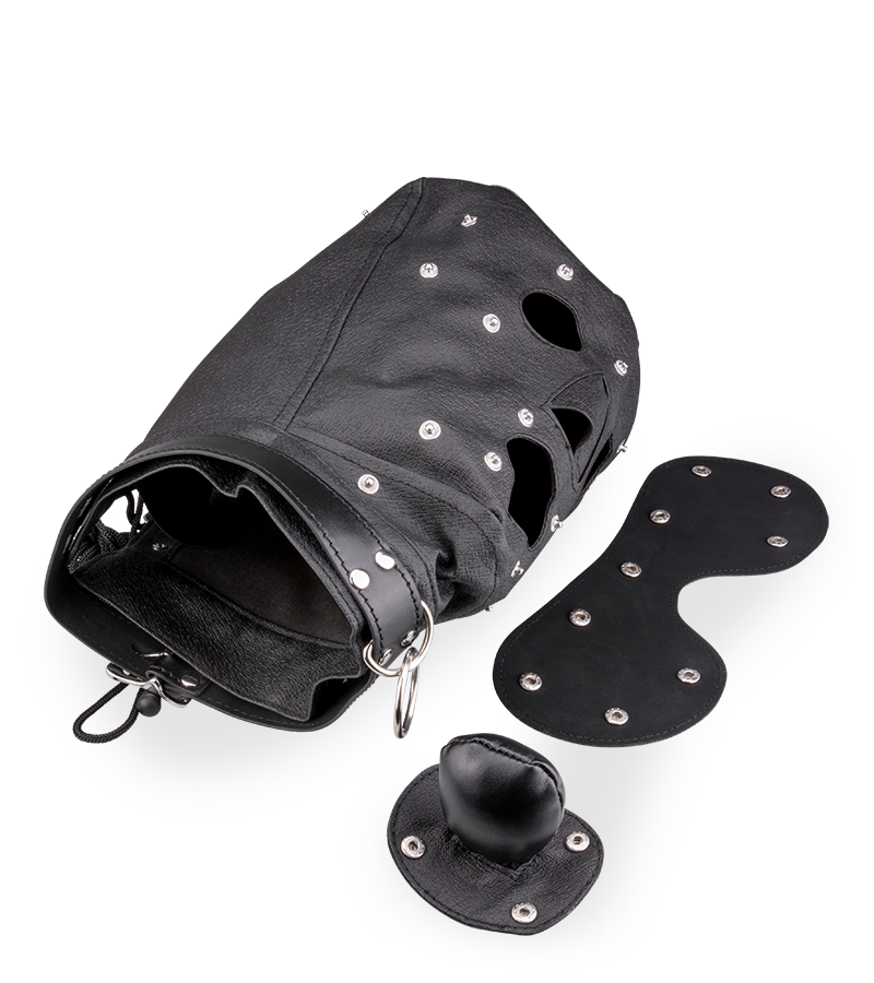 Doberman BDSM hood for puppy play